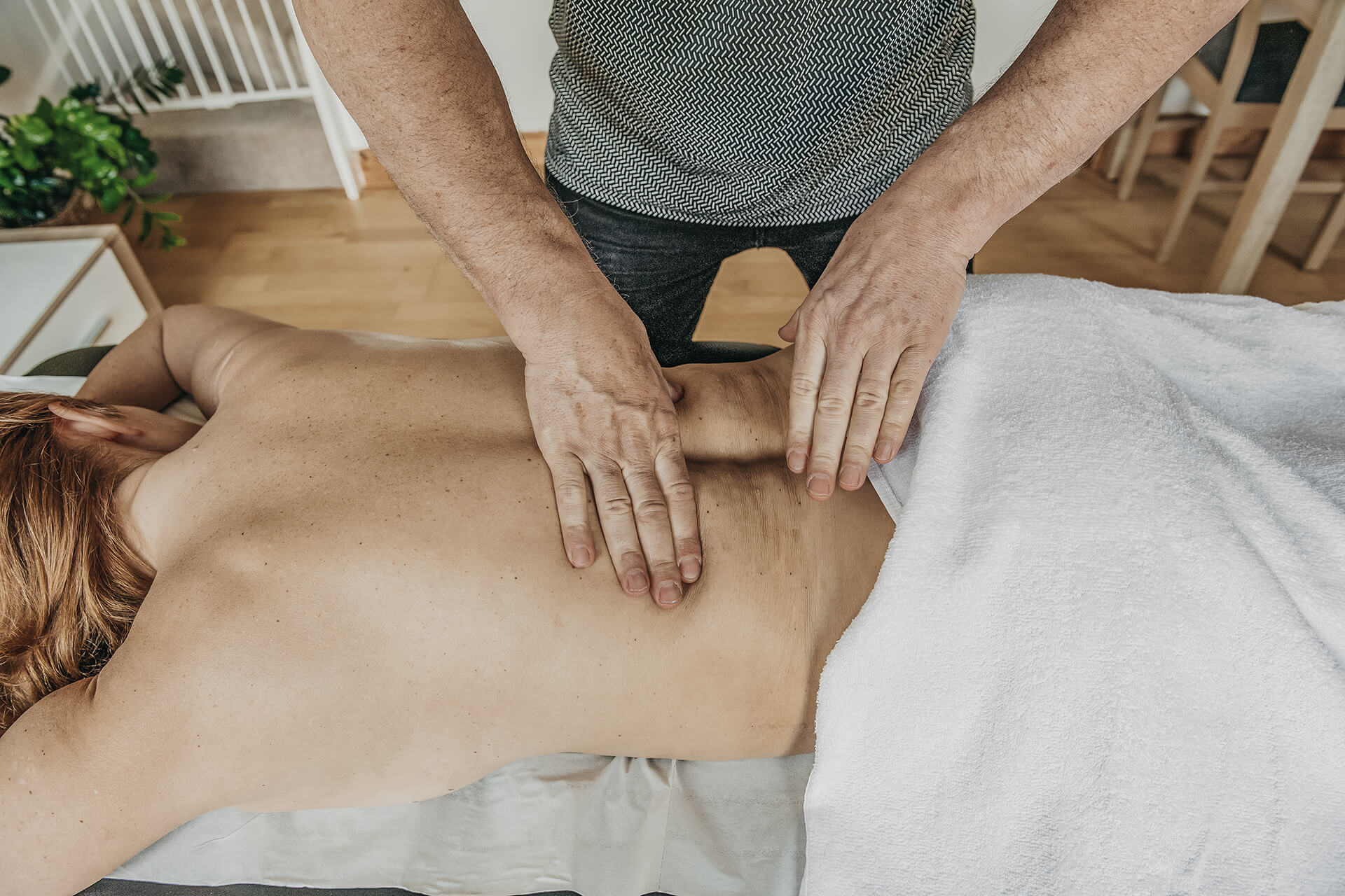 lower back massage