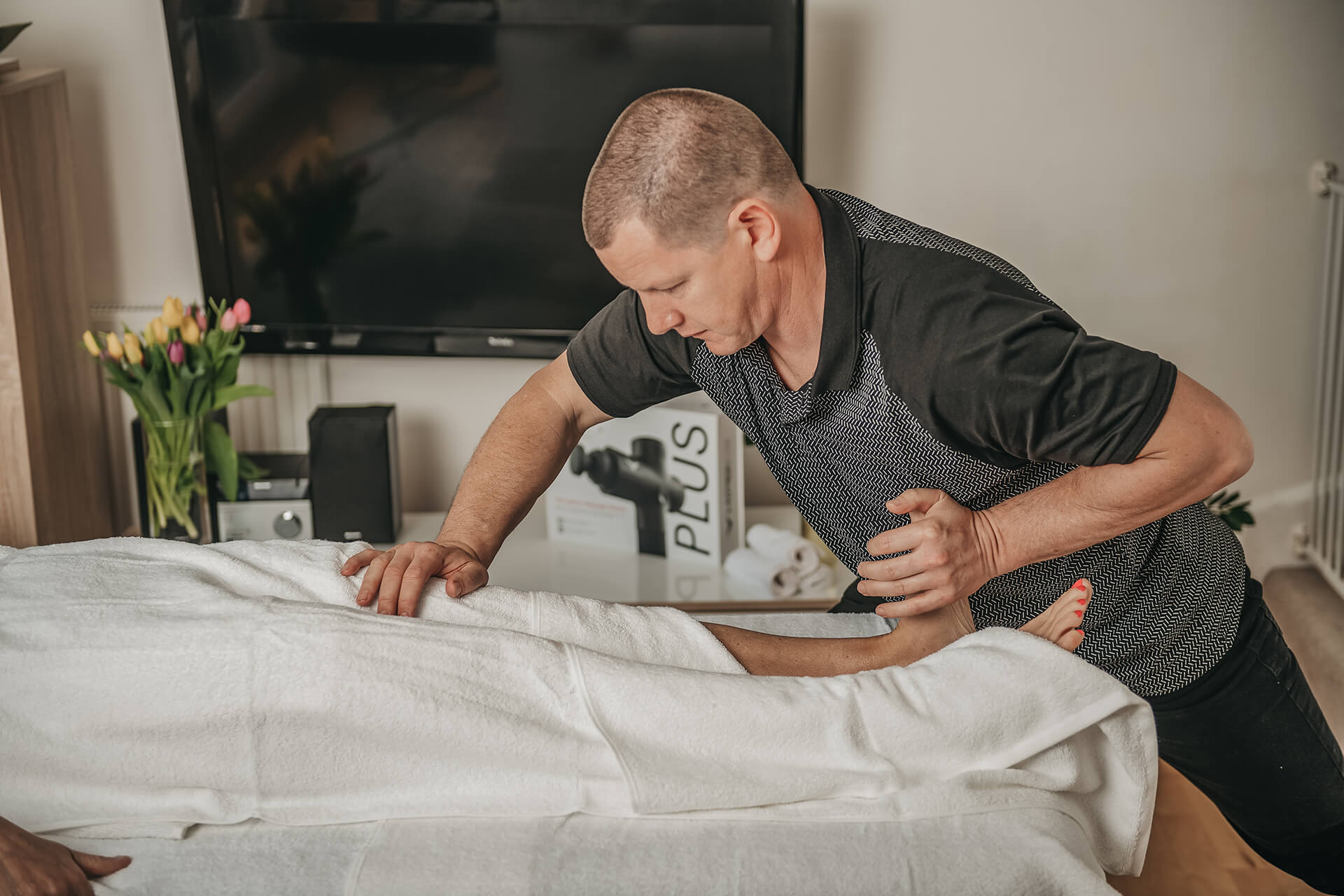 calf and leg massage